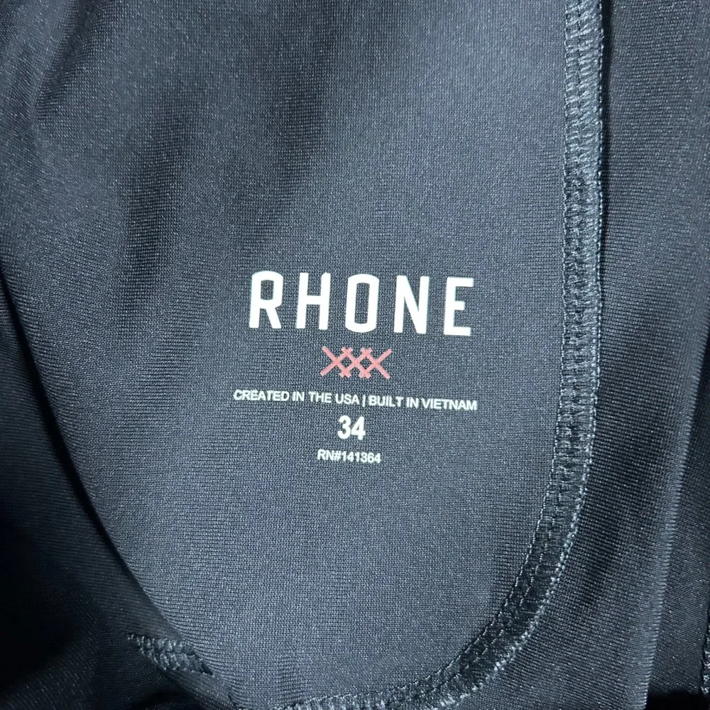 Rhone Commuter Pants Mens 34 Black Slim Straight Performance Trousers 100161